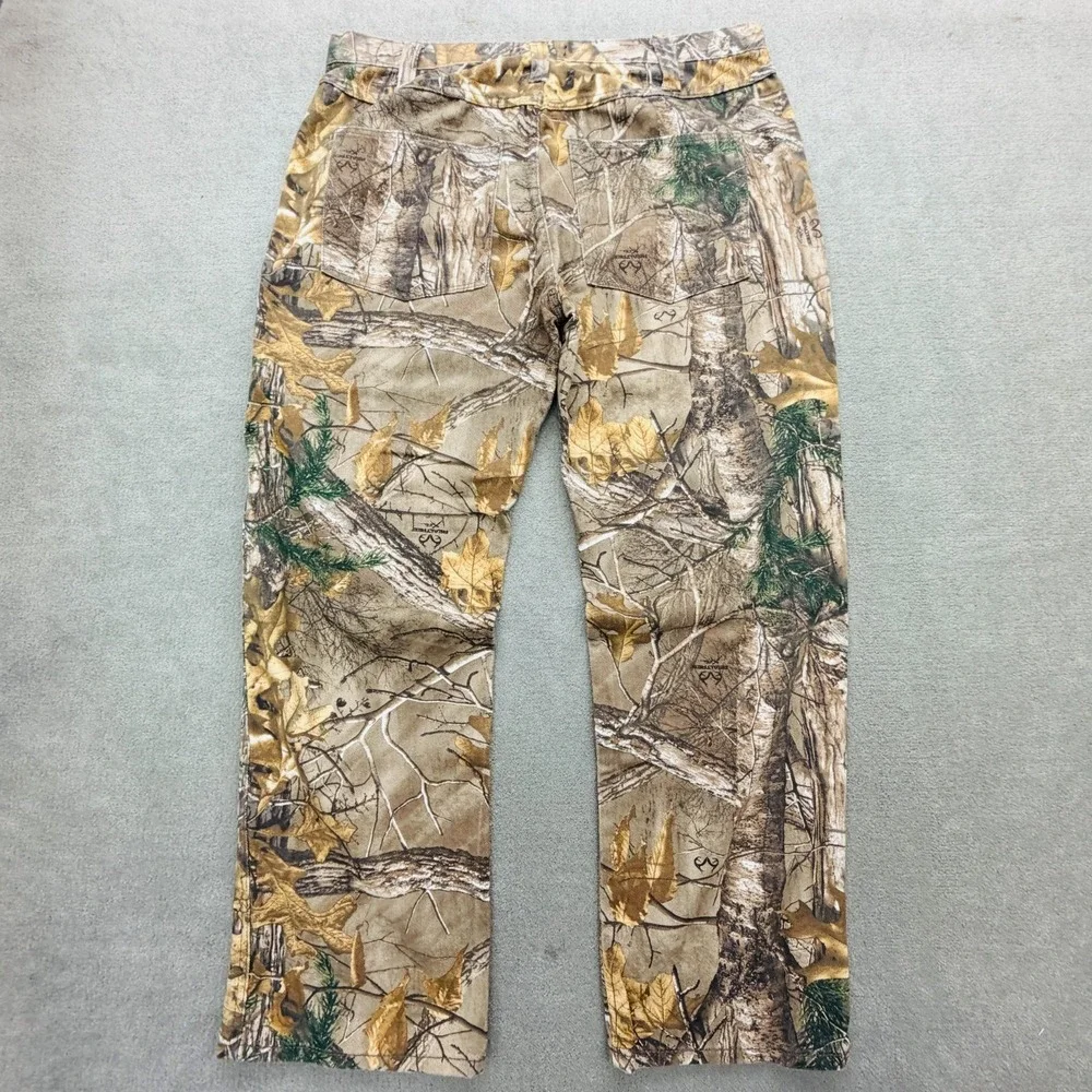RealTree Camouflage Jeans Mens 38x32 (Actual 38x31)‎ Lined Hunting Style# 5191-5
